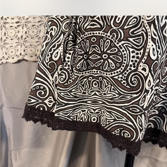 No Boundaries Black and White Paisley Mini Dress - Picture 3 of 6